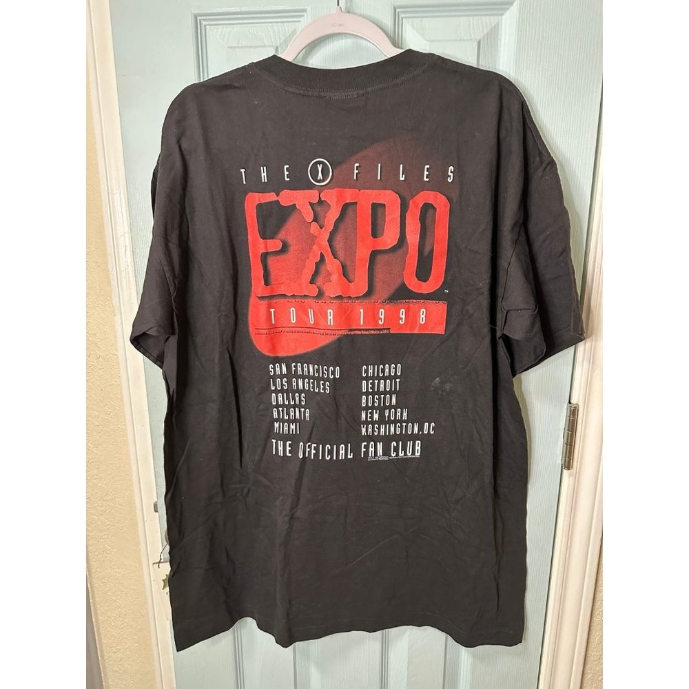 1998 The X Files Expo graphic tshirt